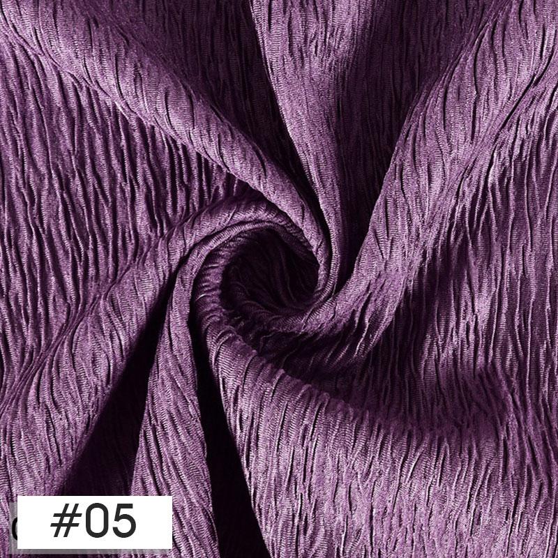 100x150cm Chic Wrinkled Design Fabric Crepe Texture Pleated Fabric For DIY Sewing Costume Car Curtain Background Decoration