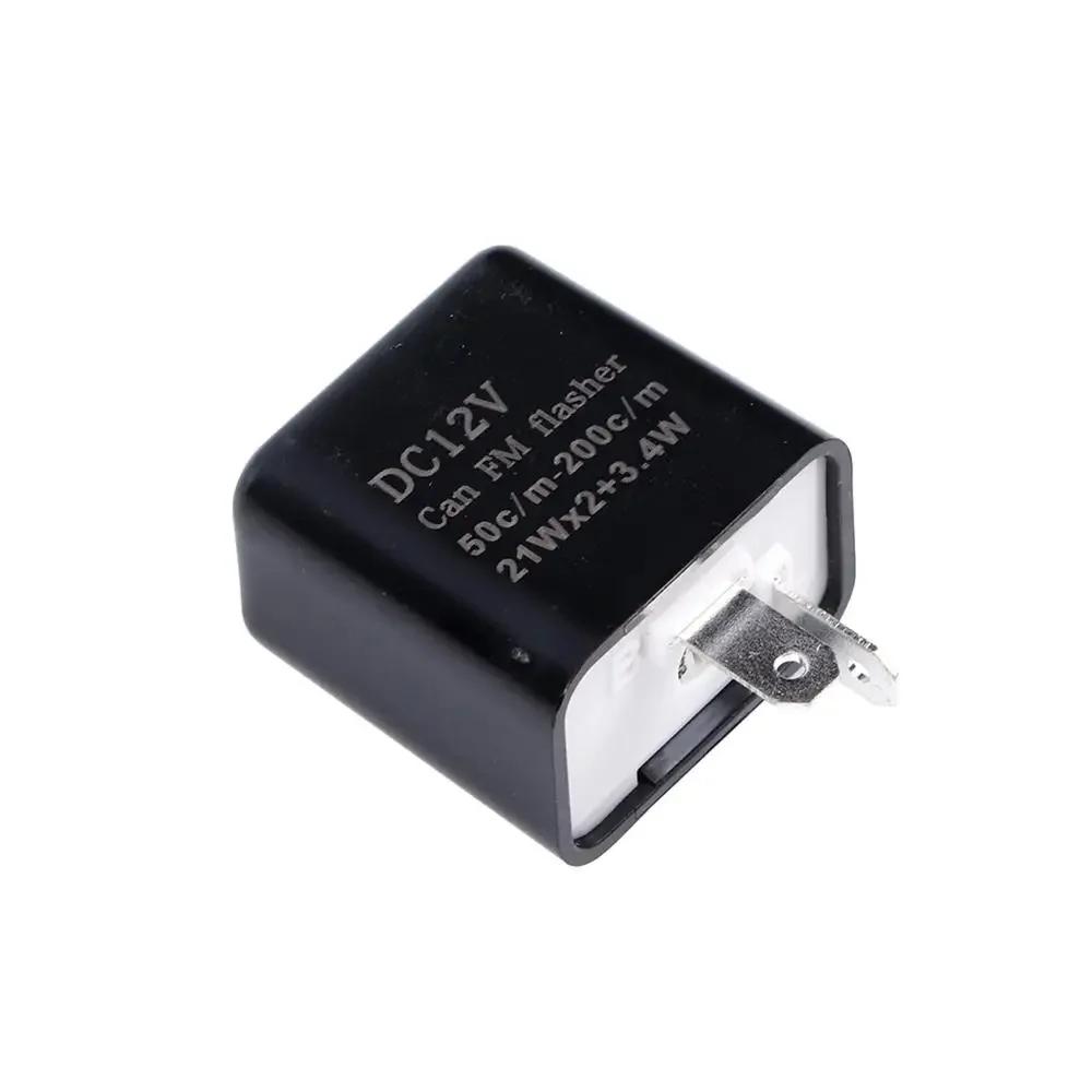 Releu LED Intermitent Motocicletă 2 Pini Frecvență Reglabilă Semnalizare Intermitent Indicator Relee Intermitente Pentru Accesorii Motocicletă
