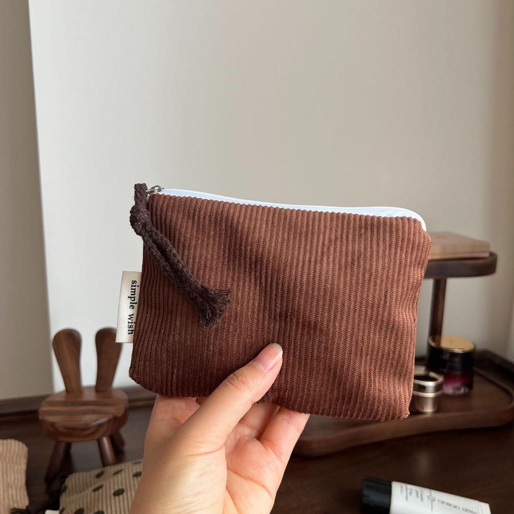 Mini Cotton Floral Organizer Bags for Women Bag Small Fabric Cosmetic Make Up Bag Little Purse Coin Pouch Children Cosmetic Case