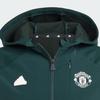 adidas Manchester United Designed For Gameday Full-Zip Hoodie Green Night Men Streetwear IK8786