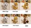 Cross-border Animal Plush Toy Pendant: Tiger, Panda, Giraffe, Leopard, Lion Doll Ornament