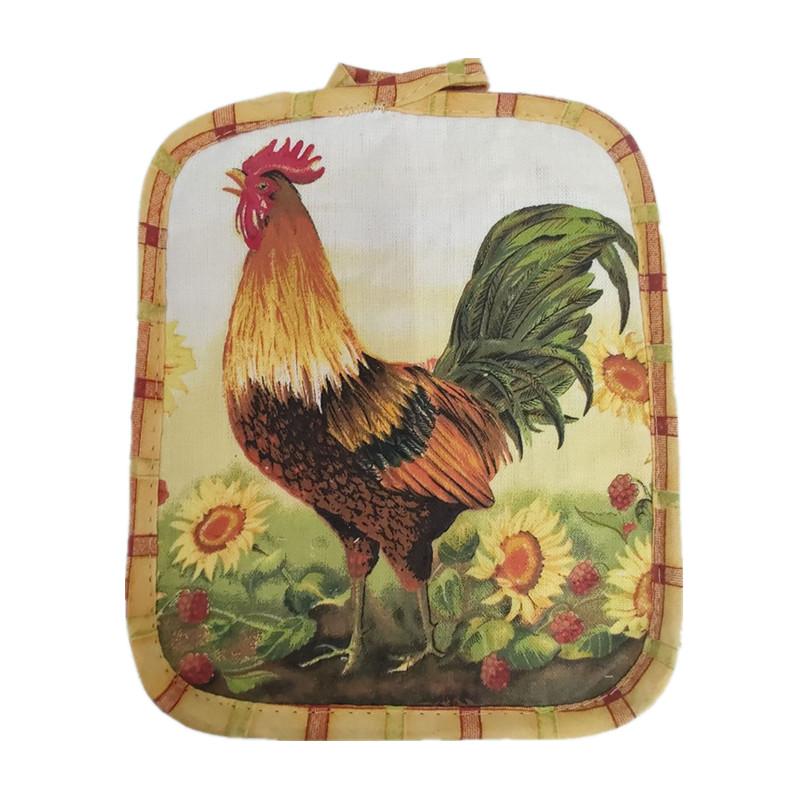 1Pc 17x22cm Rectangle Sewing Cotton Heat Resistant Pot Holder Pads Table Mat Placemat Kitchen Baking Tool