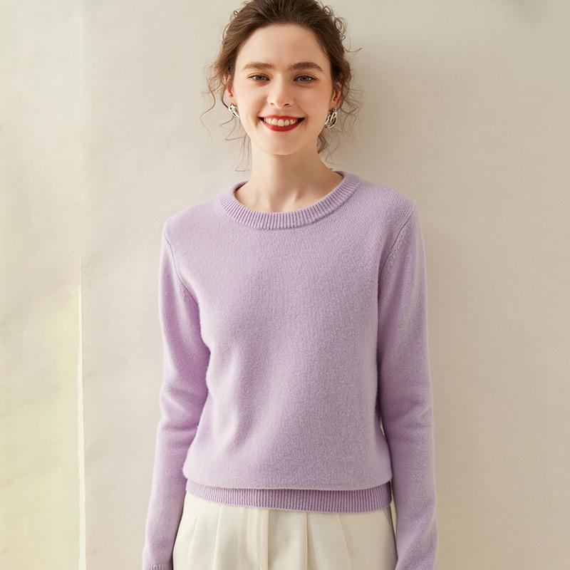 Plus Size Women's Thick Cashmere Raglan Sleeve Sweater