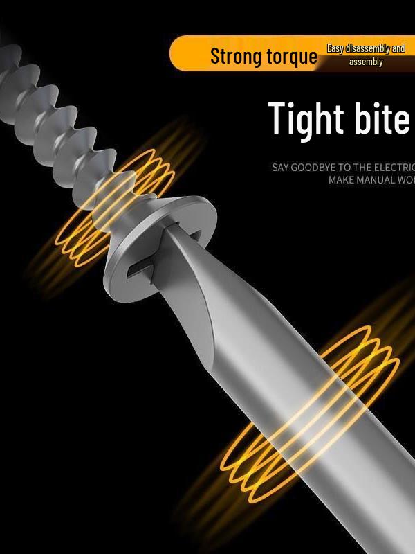 Japan S2 Steel Magnetic Slotted Flat Head Electric Screwdriver Bit