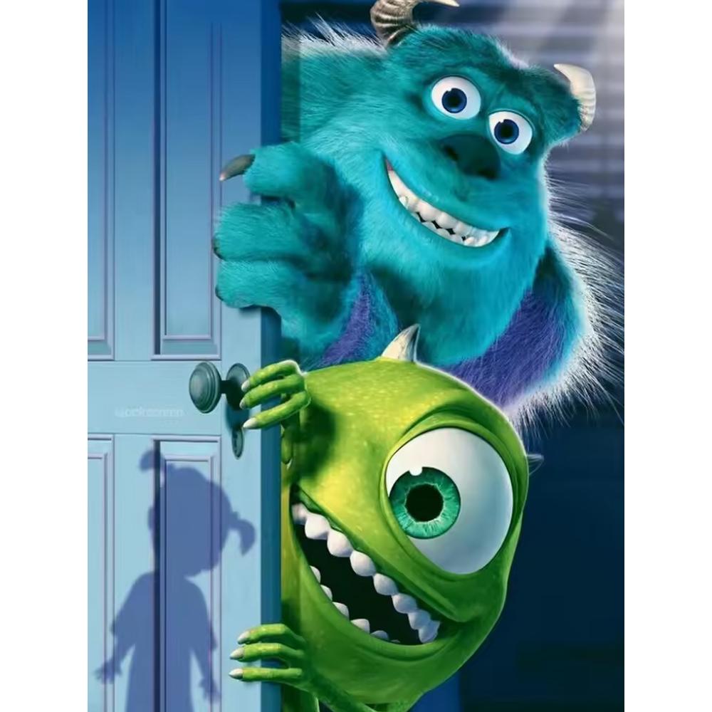 Diamond Painting Disney Monsters University Home Decor Full Square&Round Diamond Mosaic Embroidery Cross Stitch Round 30x40cm