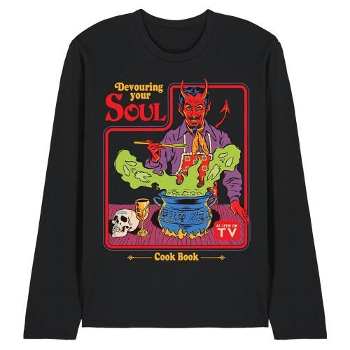 Steven Rhodes Unisex Adult Devouring Your Soul Long-Sleeved T-Shirt