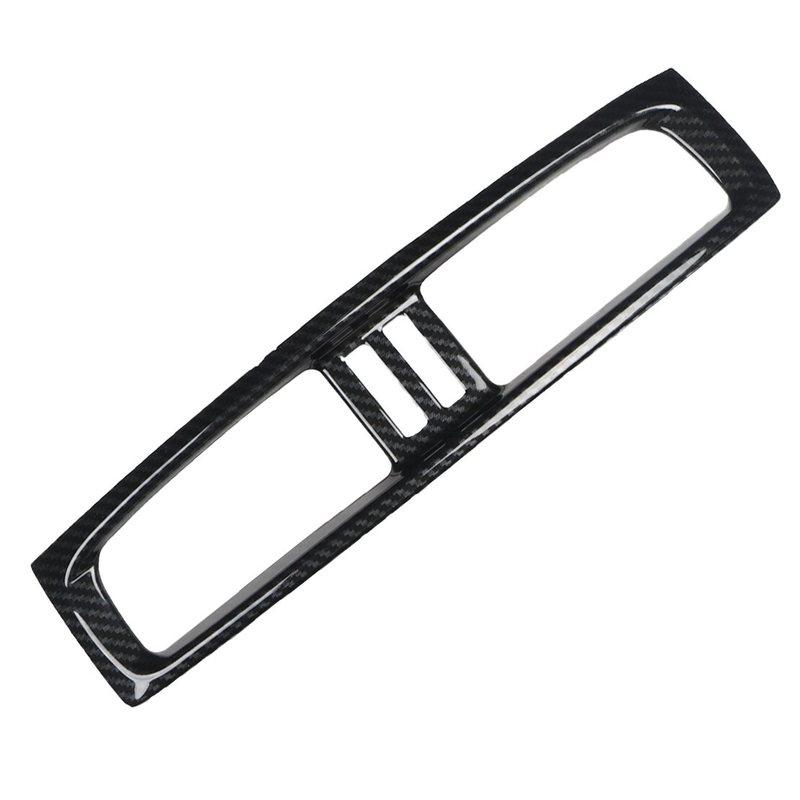 Car Middle Air Outlet Vent Cover Trim Sticker Fit For Lexus IS 250 2006-2011 Carbon Fiber Texture ABS