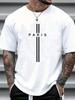 PARIS Print, Graphic Design Crew Neck Active T-shirt, Casual Comfy Tees Tshirts For Summer, Clothing Tops For Daily