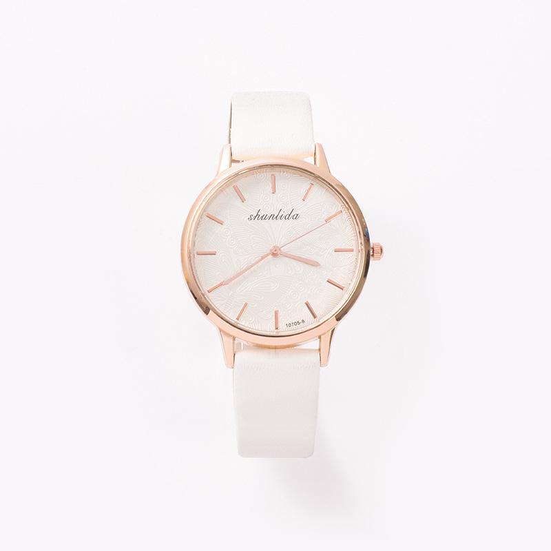 Cinto de Couro de Moda Feminino com Relógio de Quartzo 2022 - Estilo Simples e Elegante, Amigável para Senhoras e Estudantes