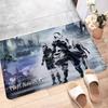 Hra NieR Automata Podložka na podlahu Obdélníková Protiskluzová Domácí Měkká Koupelnová rohožka Přední dveře Vnitřní Venkovní Rohožka Vítejte Rohožka ke dveřím