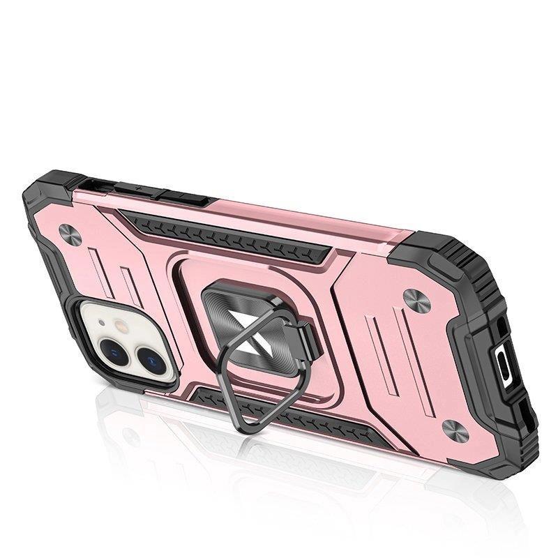 Wozinsky Ring Armor Etui Iphone 14 Pancerny Pokrowiec Uchwyt Magnetyczny Ring Złote