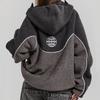 Women's Fashionable Daily Versatile Casual Hooded Sweatshirt, Daily Long Sleeved Patch Top Sweatshirt