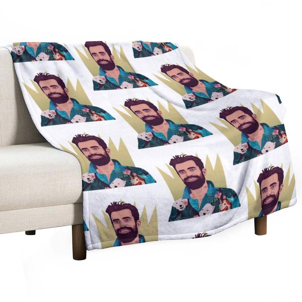 George Survivor Throw Blanket Durable Warm Blanket for Daily Home Use