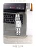 Gedi Elegant Small Square Women's Quartz Watch with Niche Bracelet Style