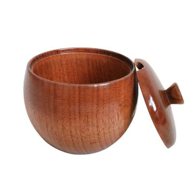 Wood Spice Jar/Spoon Retro Style Cans Seasoning Salt Storage Container Kitchen Tool