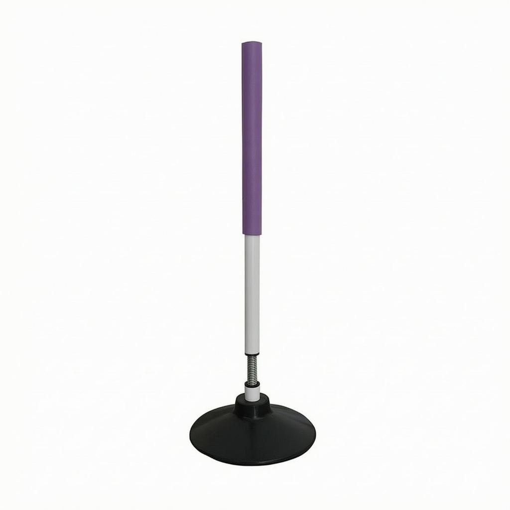 Agility Poles with Rubber Base Portable Equipment Stable for Athletes