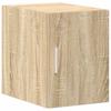 Tall Cabinet Narrow Sonoma Oak Finish 30 X 42.5 X 225 Cm Particleboard