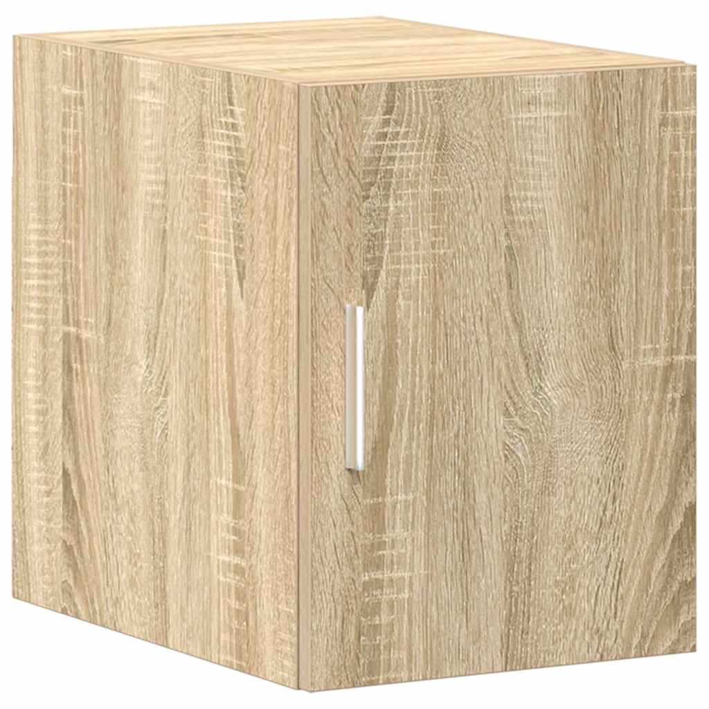 Tall Cabinet Narrow Sonoma Oak Finish 30 X 42.5 X 225 Cm Particleboard