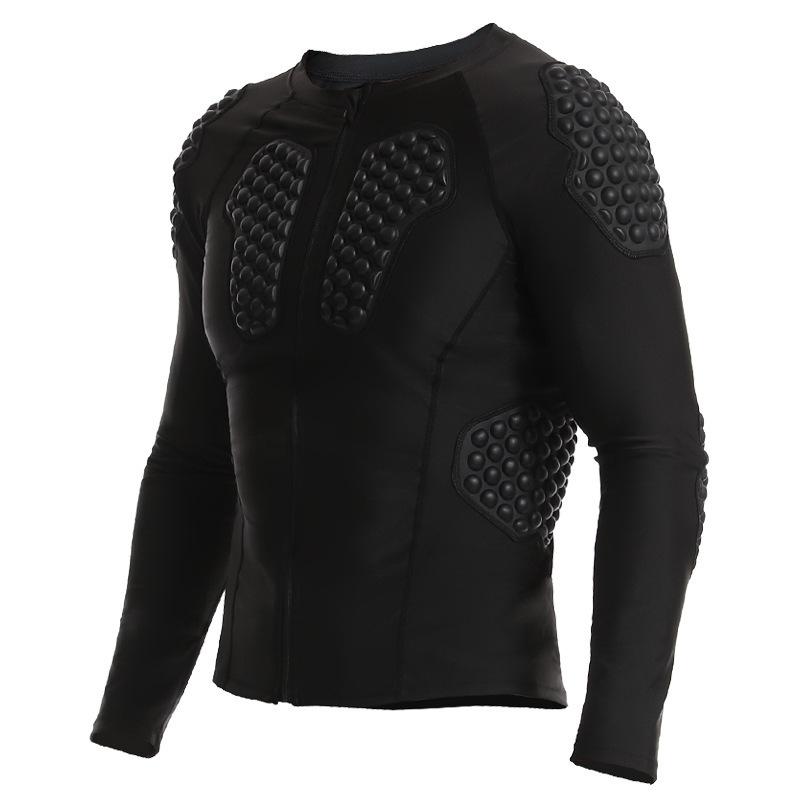 Anti-collision Long-sleeved Football Goalkeeper Suit, Football Suit, Ski Hip Protection, Chest Protection, Basketball Sports Training Suit.