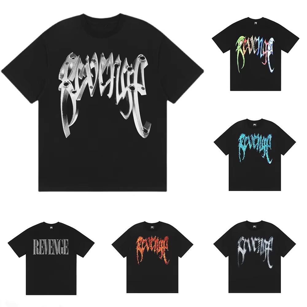 Gothic Font TShirt D Metal Effect Graphic Tee Black Streetwear Bold Letter Print Tops for Unisex Women Casual Unisex Clothing