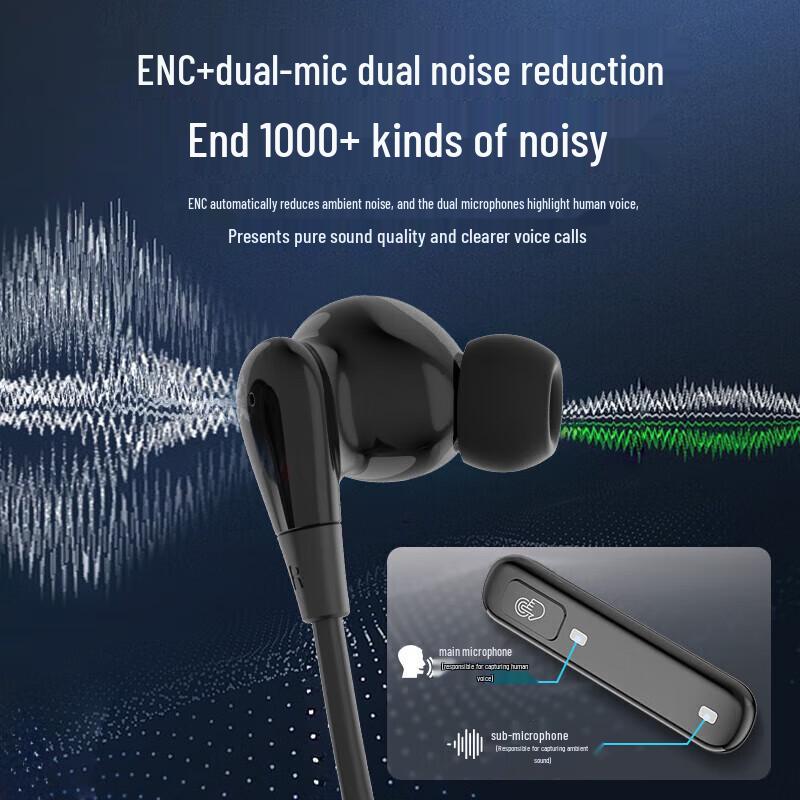 OKSJ A30 Pro Waterproof Neckband Sport Bluetooth Earphones