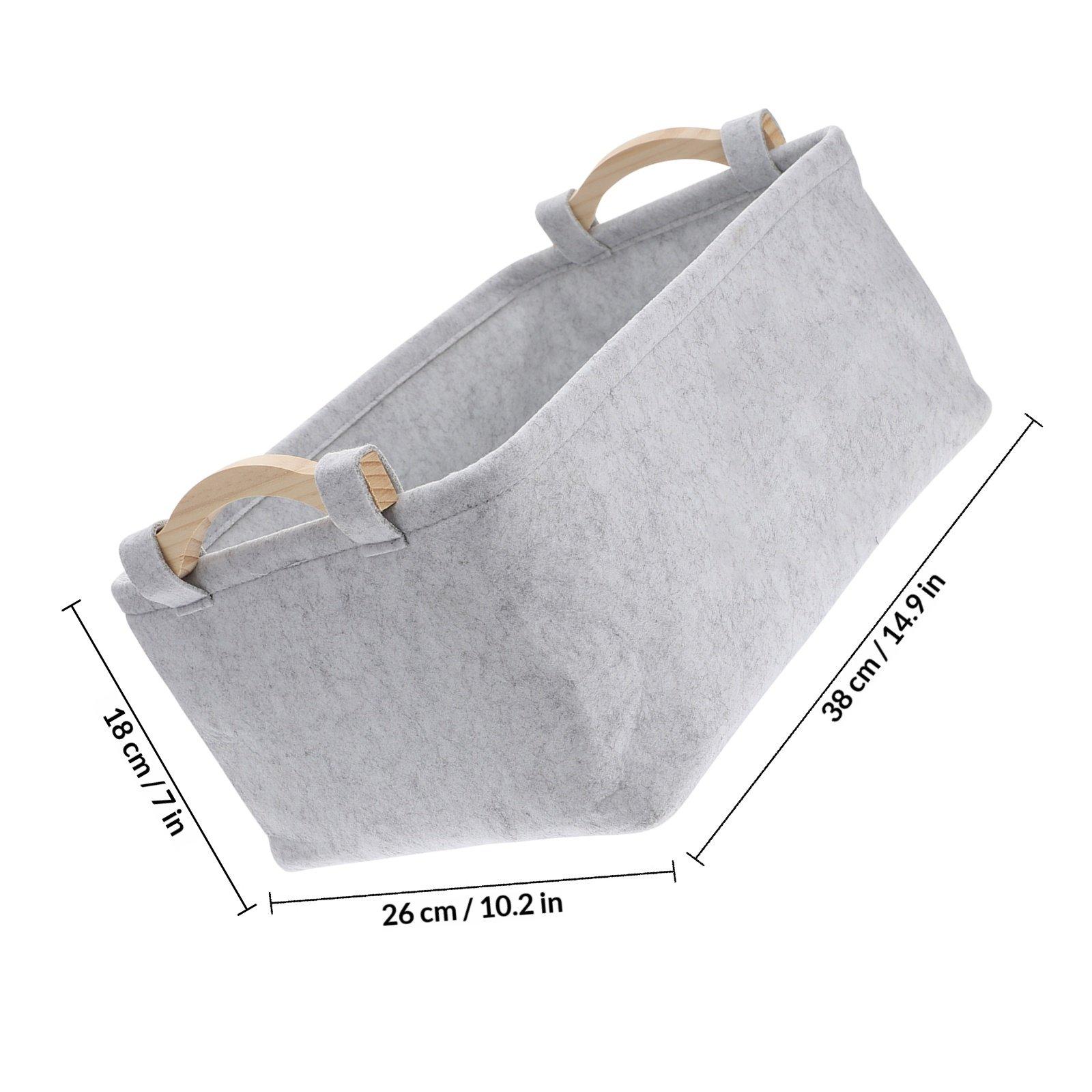 

Pet Storage Organizer Box Large Capacity Clothes Basket Sundries Container Home Storage Case Pet Plaything Organizer светло-серый