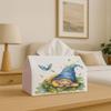 1pc Cute Sleeping Gnome Tissue Dispenser Organizer - Adorable Watercolor Animal Decor with Sleeping Gnome Design, Durable Fabric Holder for Napkins, T
