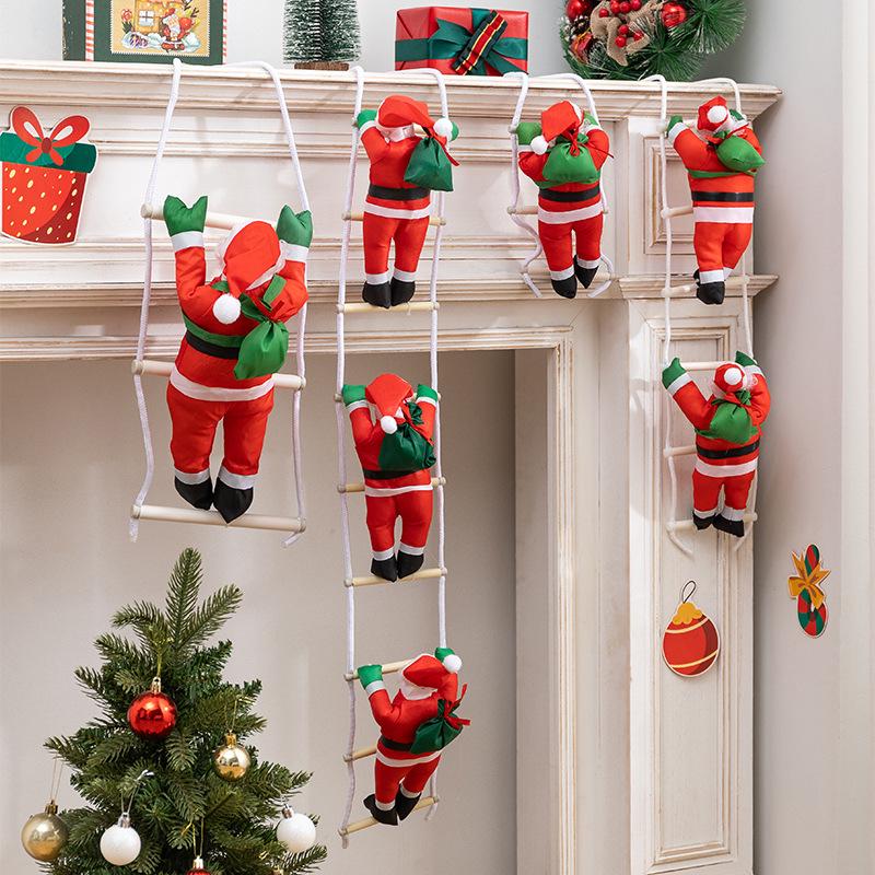 Weihnachtsmann Klettergerüst Weihnachtsbaumschmuck