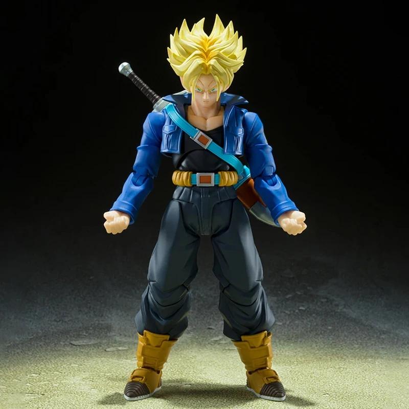 Shfiguarts Dragon Ball Trunks Anime Figures SHF Trunks Boy From Future Collection Model Action Figure Toys Child's Gifts