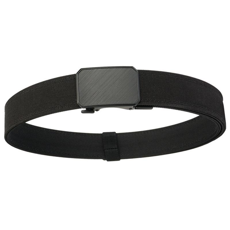 

Men s Outdoor Automatic Buckling Belt Double-Layer Knitted Nylon Shooting Training 120cm чёрный