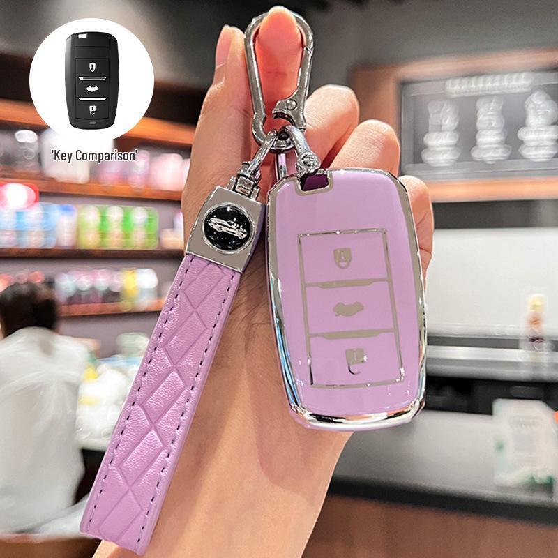 Changan Car Key Case: Compatible with Nuo, Mi Yu, Lumin, Benben, Eado, CS55, Yi Dong DT - 35 Shell Bag for Women.