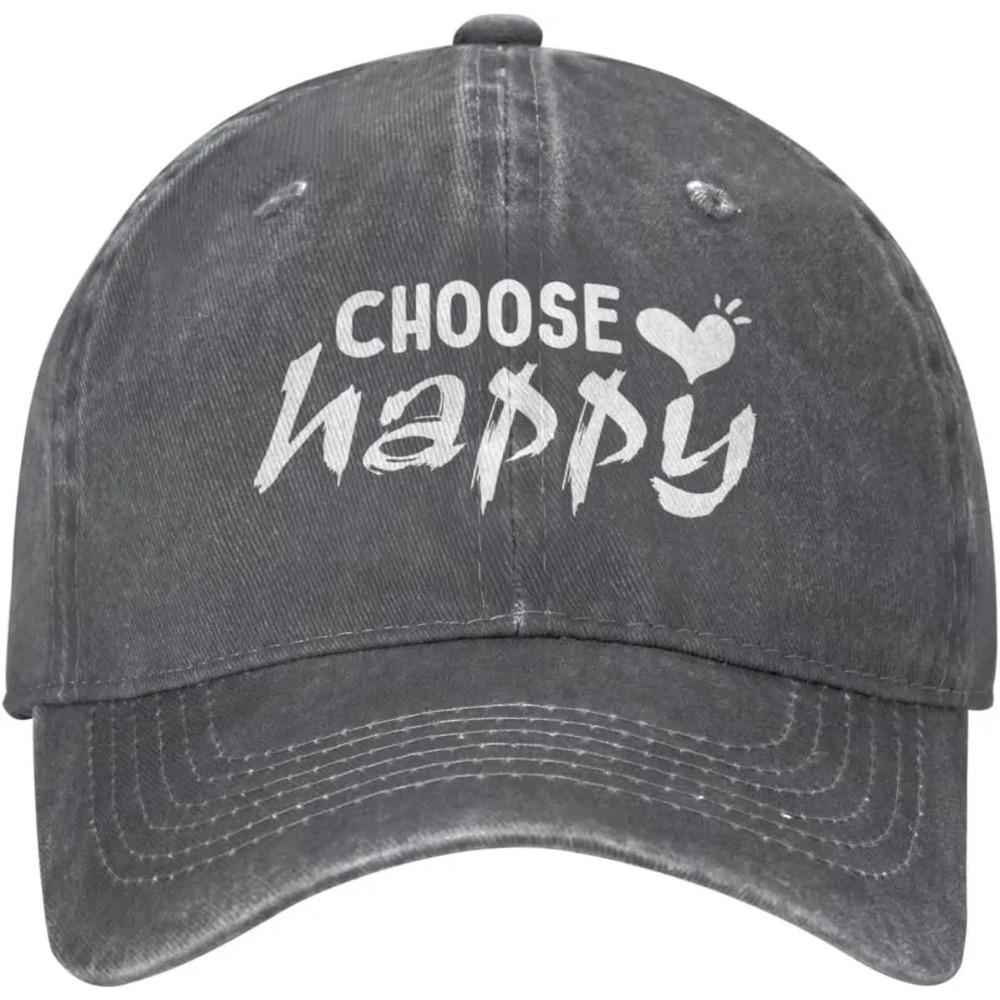 Workout Hats for Men Chooses Happy Retro Hat for Women Baseball Hats One Size Trucker Hat