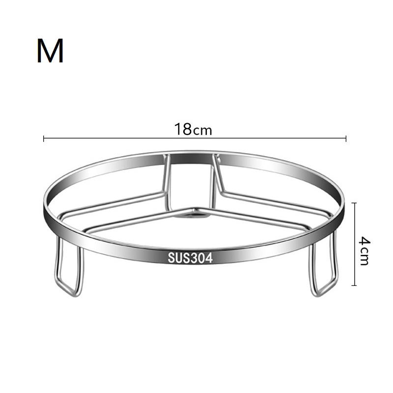 

Подставка для пароварки из нержавеющей стали Круглая многофункциональная подставка для кастрюли Штабелируемая кухонная подставка для пароварки M