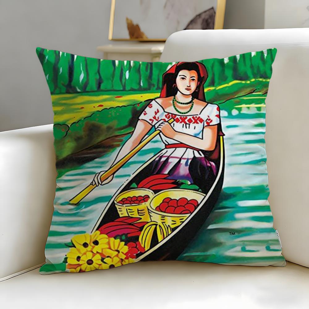 Classic Theme Bingo Lottery Cushion Cover Soft & Easy-Wash Pillow Case – Versatile for Couch, Bed, Travel and Office