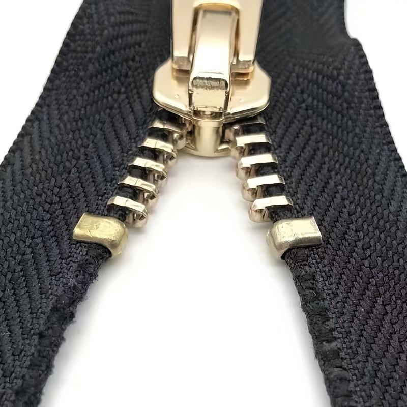 5# U-Shaped Zipper Repair Part Anti-Lost Zipper Head Clothing Bag Closure Card Stop Repair Accessory Prevent Zipper Breakage