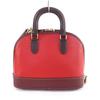 Ausgezeichnete COACH Handtasche Revel Colorblock Tasche Rotes Leder Damen CC412 Gebraucht