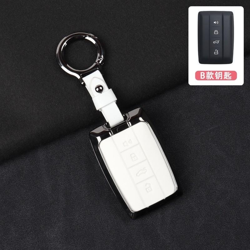 Metall Leder Auto Fernbedienung Schlüsselhülle Schale Halter Schale Schutz Fob Für Great Wall GWM WEY TANK 300 400 500 700 Hi4-T 2025