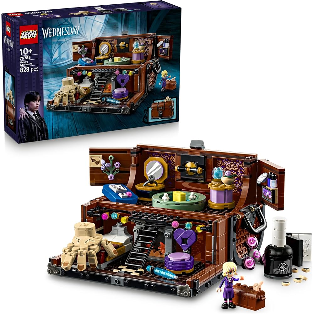 LEGO Wednesday Hand Room Toy Set 10+ Years Building Blocks Figures for Kids Girls Boys Home Decor 76785