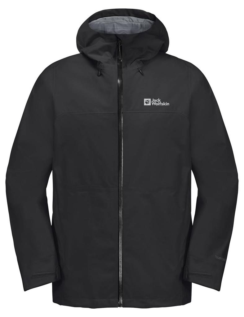Wasserdichter und atmungsaktiver Bergparka ECOSPHERE Komplett HIGHEST PEAK 3L JKT High Performance Schwarz [Jack Wolfskin] Herren (TEXAPORE PRO