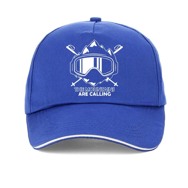 The Mountains Are Calling Ski Snowboard Baseball Cap Adjustable Dad Hat For Outdoor Men Womencool Unisex