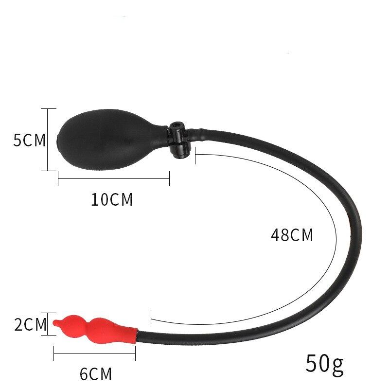 Gourd Shape Inflatable Anal Plug Anal Expander Silicone Adult Sex Toys Fisting Slave Femdom BDSM