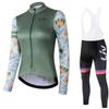 LIV Jersey de Manga Larga para Bicicleta para Mujer Delgado Alta Elasticidad Transpirable Culotte de Ciclismo Equipo Profesional Bicicleta de Carretera MTB Ropa de Ciclismo