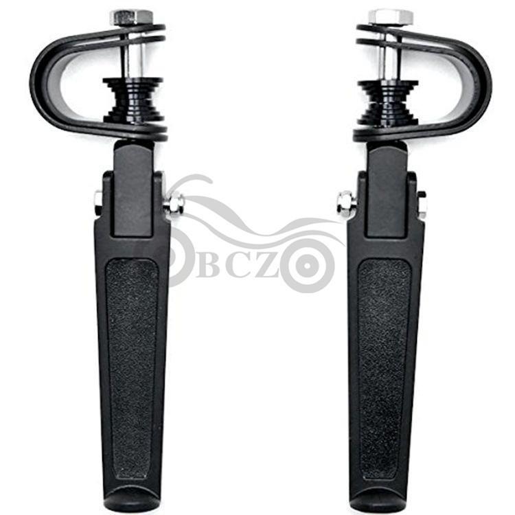 Folding Engine Crash Bars & Foot Pegs for Harley & Suzuki Motorcycles