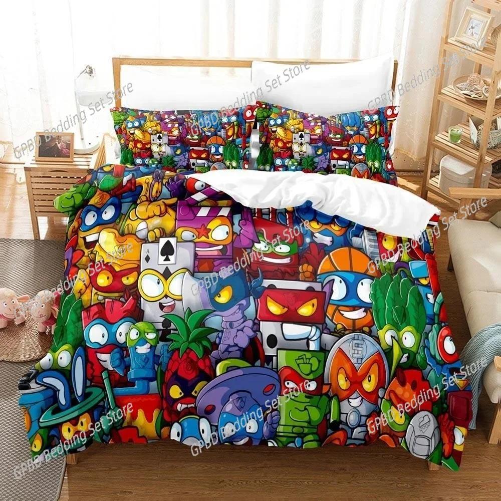 Comforter 3D Print Anime Super Zings Comfortable Duvet Bedding Set Children Bedroom Decoration Home Textile