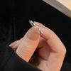 Women's Diamond-Studded Minimalist Open Ring - Elegant, Trendy, Cold Style Fashion for Index Finger