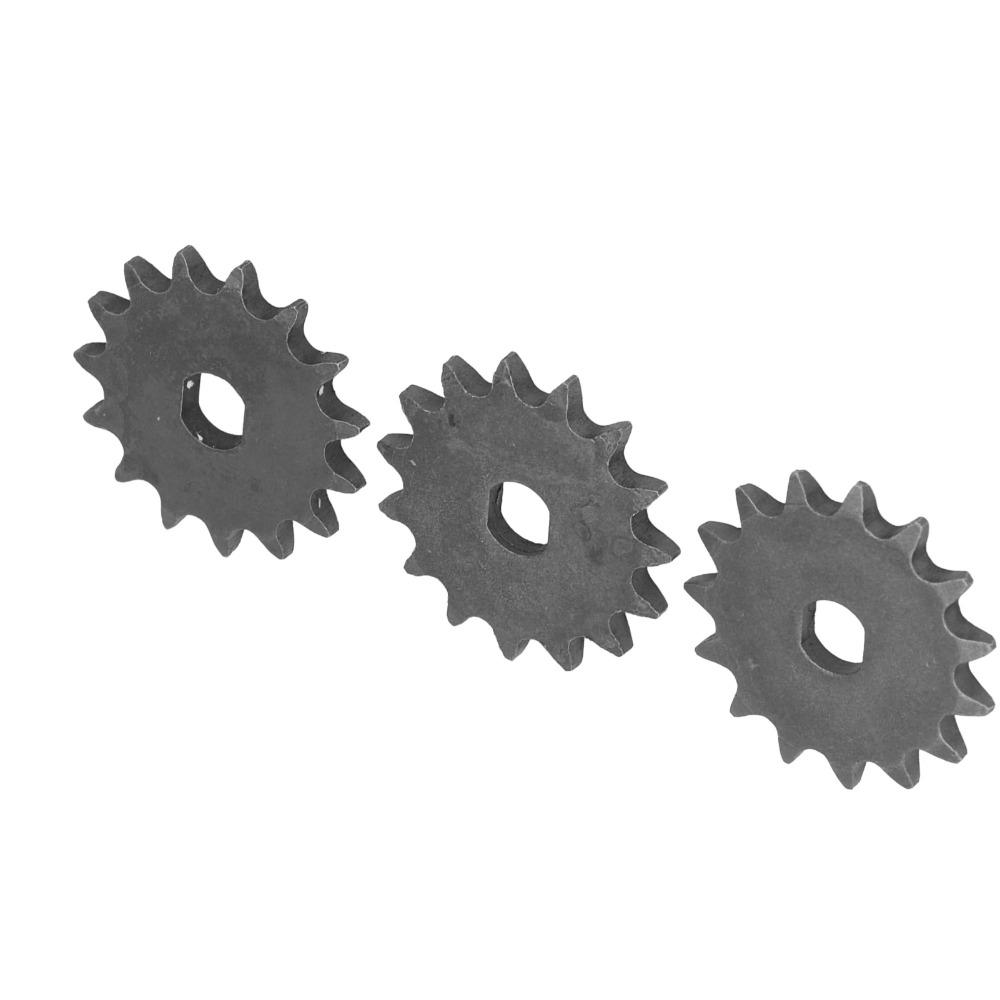 3PCS T8F 15T Engine Gears Steel Scooters Engine Gears Engine Pinion Gear  Electric or Gas Scooters