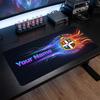 Luton Town Custom Large Mouse Pad, Personalized Name Text Print, Football Logo Non‑Slip Desk Mat Gaming Gift