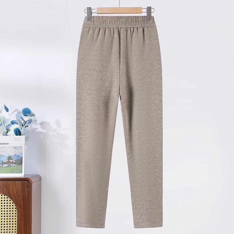 Dámské teplé fleecem podšité ležérní kalhoty s rovnými nohavicemi