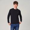 Goldlion Men's Classic Round Neck Wool Blend Sweater