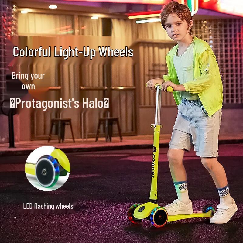 COOGHI Kids Foldable Scooter Adjustable